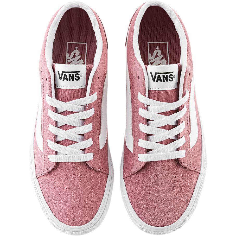 Vans Vero LS Comfortable Retro Skate Shoes Women Sneakers Pink White VN000VA3FOD