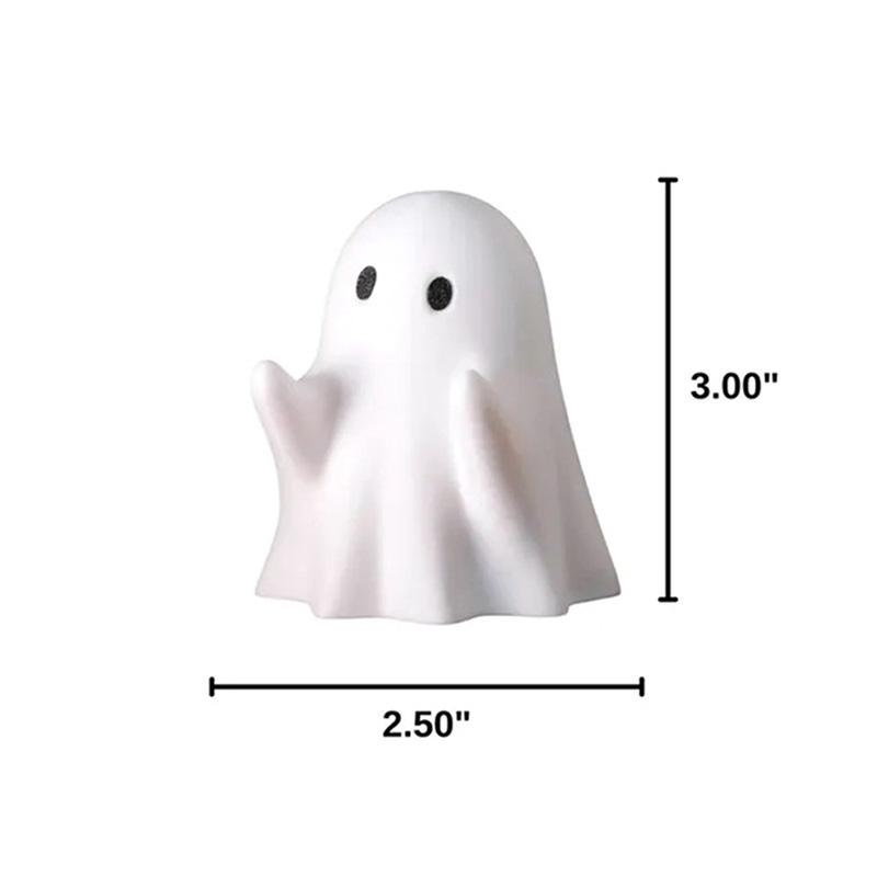 Ghost Pen Holder Cute Funny Pen Holder Halloween Decor Creative Gift Desktop Organizer For Office Home Decoration Ornaments
