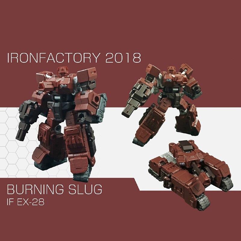 Burning Slug G1 Transformation Action Figure Toy Mini Model Abs Statue Deformation Car Robot Figma
