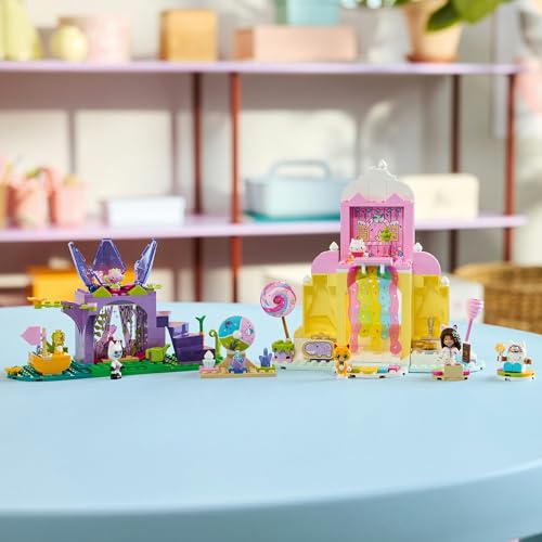 LEGO Gabby's Dollhouse: Candy Mountain and Kitty Garden - Toy, Birthday Present, Building Blocks, Educational Toy for Boys and Girls, Ages 4, 5, 6, St