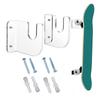 2-3Pairs Skateboard Display Rack Acrylic Skateboard Storage Bracket Decoration Easy Install Non-slip for Bedroom Store Office