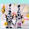 Adorable 2022 New Style Sunflower Cow Doll Decoration For Home With Bee Theme