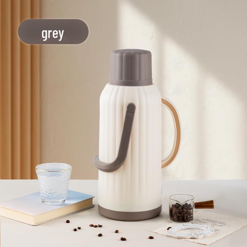 Wuzuo 3,2L Retro Glasemaillierte Thermoskanne