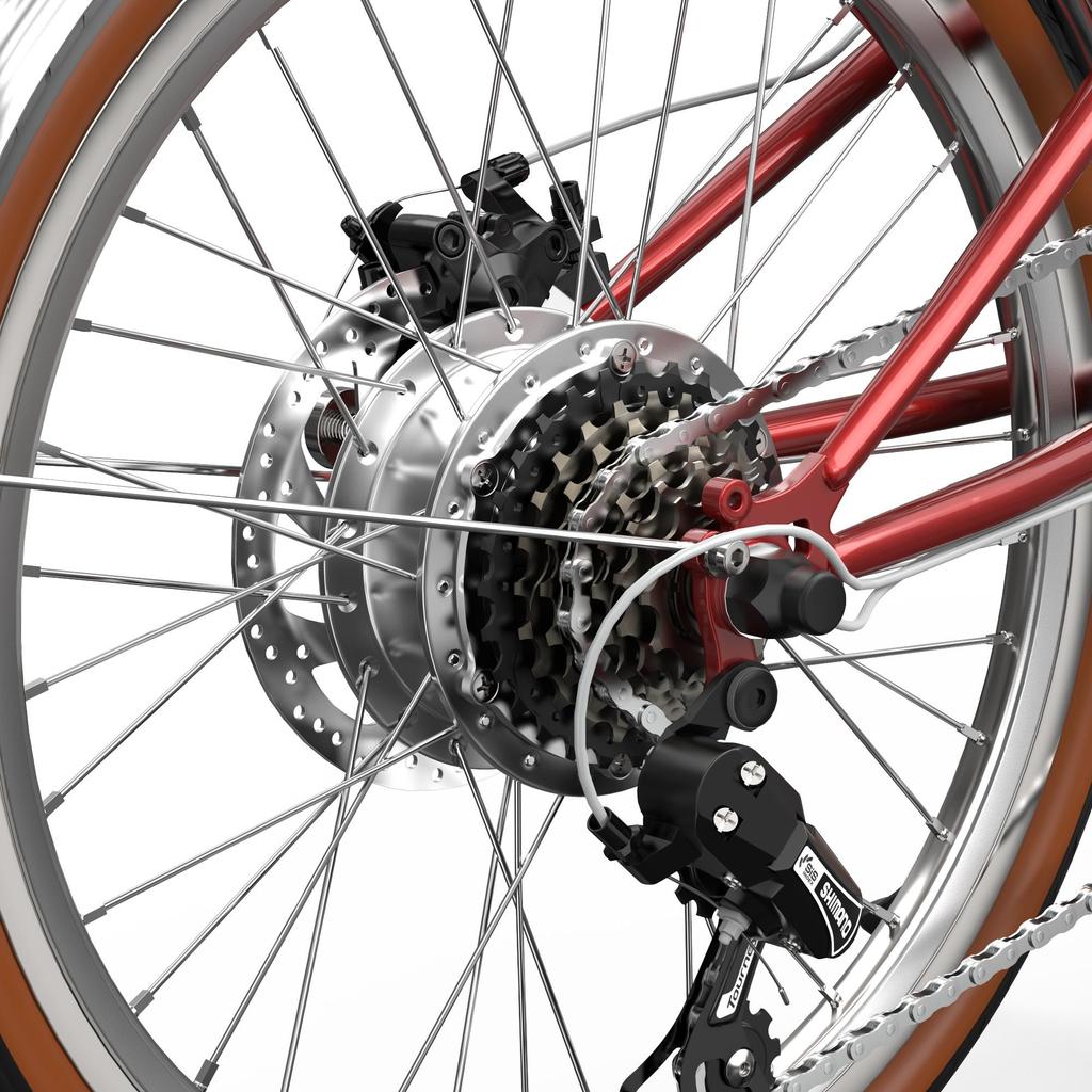 ONESPORT OT02 PRO Urban Elektrofahrrad 250W Motor 20*1,35 Zoll Reifen 36V 5,2Ah Stromversorgung maximale Tragfähigkeit 80 kg.