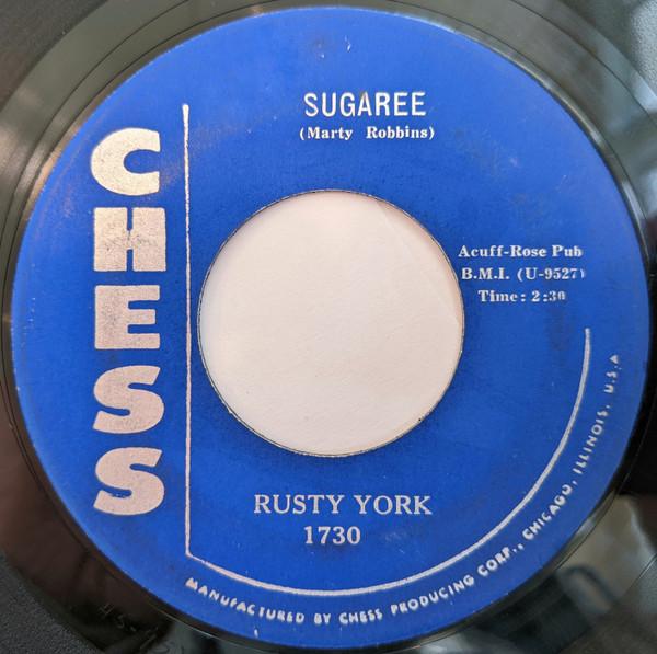 7inch Record RUSTY YORK - Sugaree / Red Rooster 1730 CHESS 1959 UK Rock Used