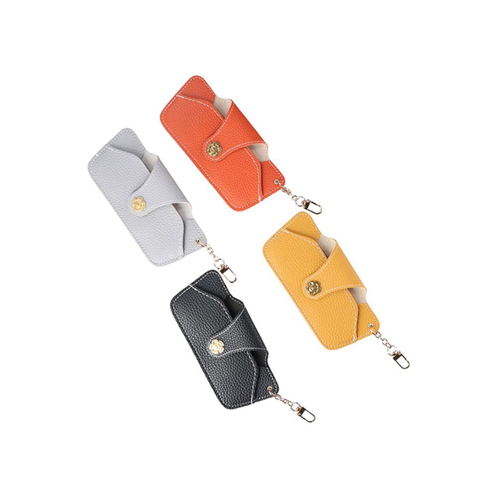Container PU Leather Sunglasses Bag Eyewear Holder Eyeglasses Protective Box Camellia Glasses Case