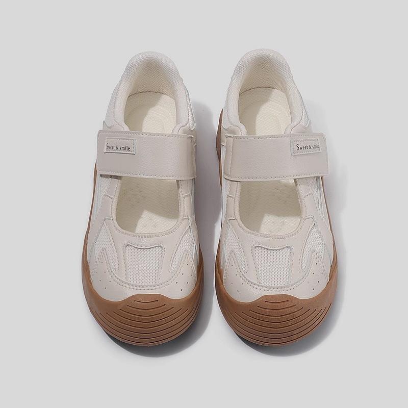 Retro Woman Shoes Casual Female Sneakers Clogs Platform Flats Modis All-Match Creepers Summer Cross Dress 2025 New Mary Janes Ru