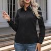 Women's Business Casual Long Sleeve Button Down Shirt In Multiple Colors