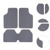 5 Pack Auto Floor Mats for Vehicles Front And Rear Easy Setup Truck Accessories