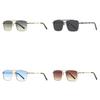 Metal Double Beam Sunglasses For Men Women Uv400 Antiglare Driving Outdoor Fashion