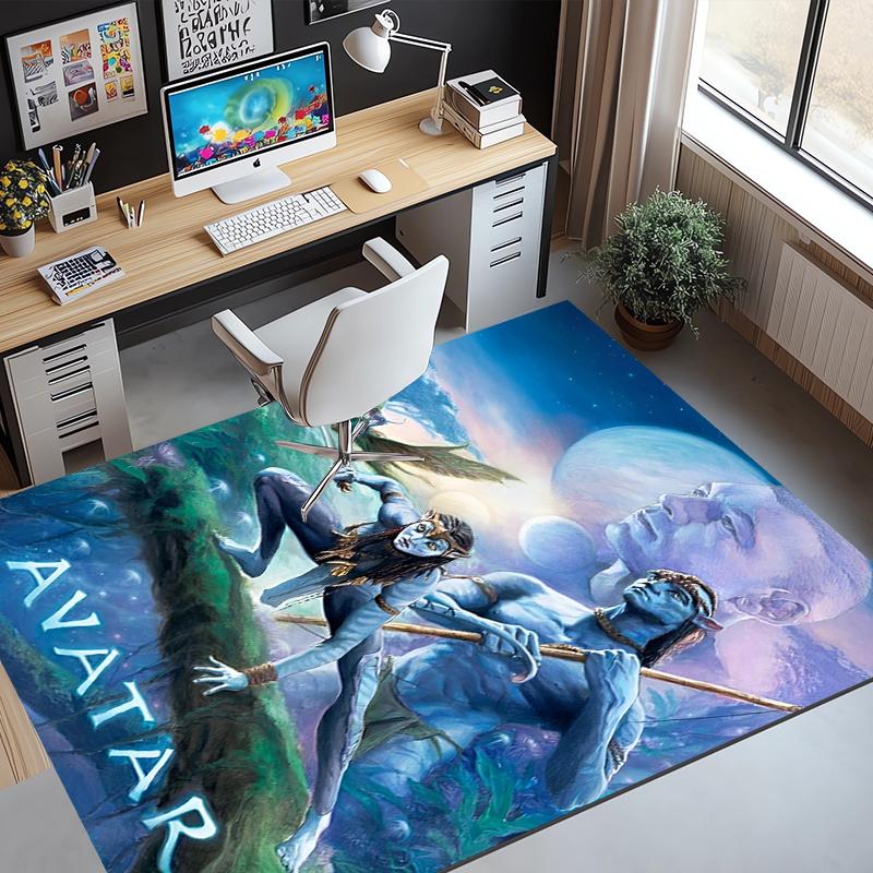 Tappeto con Motivo Avatar, Tappetino da Interno/Esterno, per Picnic, Sala Giochi, Camera da Letto, Ufficio, Soggiorno, Tappeto Decorazione Casa, Regalo di Compleanno