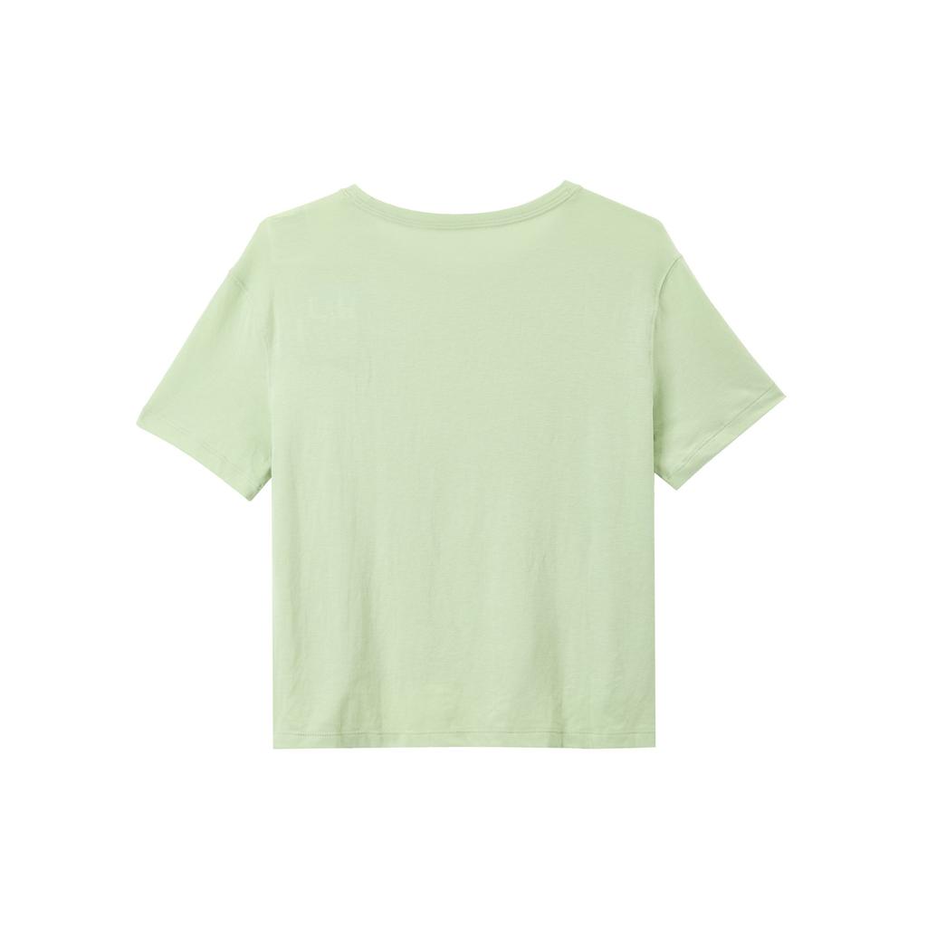 Nike Yoga Dri-FIT Kurzarm Atmungsaktives Crop Top Damen Tops Grün DM7026-343