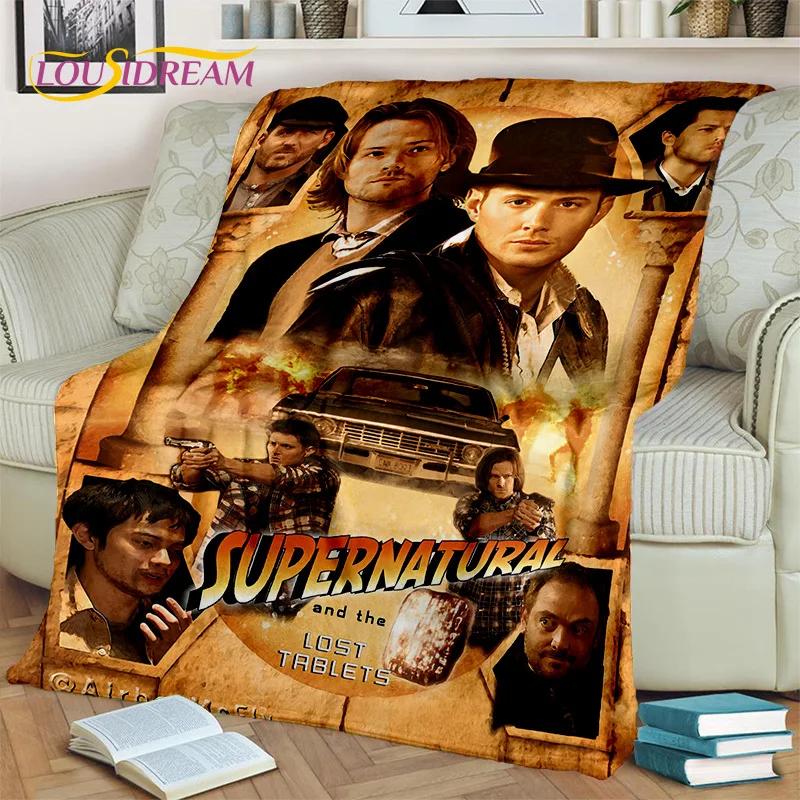Supernatural Serie 3D Decke, Flanell Überwurfdecke für Zuhause Schlafzimmer Bett Sofa Wohnzimmer Picknick Büro Wandern Freizeit Nickerchen Geschenk