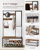 Clothes Hanger Stand, Industrial, Rustic Brown And Black Hsr415b01 Lumarko!