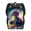 Fantasy Magic Dragon Print Backpack Cartoon Dragon Baby Student Schoolbags Women Men Laptop Rucksack Outdoor Travel Daypack