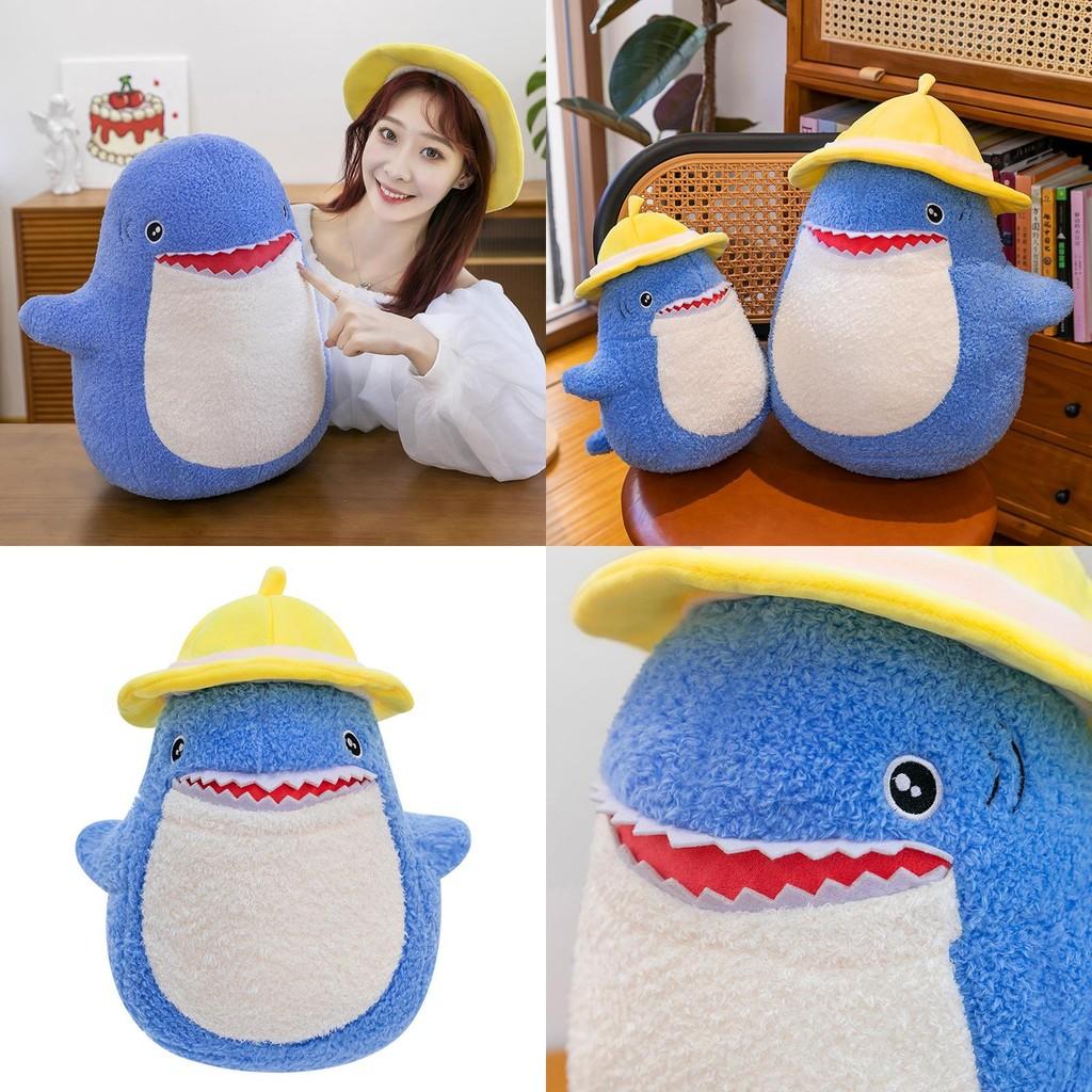 Shark Hat Plush Toy With Soft Filling For Home Decor And Gift For Girlfriend