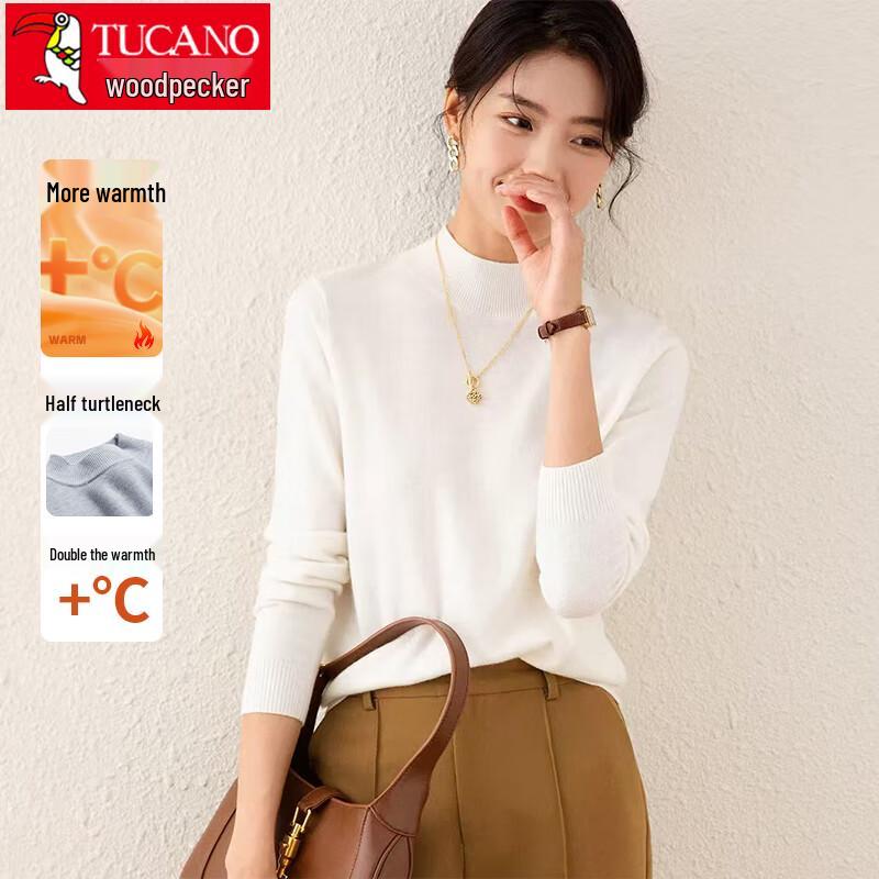 

TUCANO Women s Soft Long Sleeve Knit Sweater L