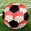 Charlie and Lola Theme Size 5 Soccer Ball, Suitable for Both Indoor and Outdoor Matches, a Gift Suitable for Everyone.