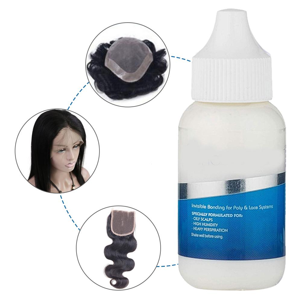 38ML Spitzenperückenkleber Ölbeständiger Haarkleber für Frontalperückenbindung Verlängerungskleber für Perückenbindung