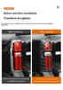For Tank 500 Hi4T Hi4Z 2022‑2026 Rear Tail Light Cover Trim Lamp Protector Decor Decal Exterior Mod Car Accessories