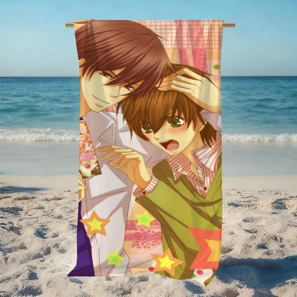 Anime S-sekai-ichi cute H-hatsukoi Towel Beach Quick Dry Soft Pool Towels Gift for Travel Gym Shower Camping sports