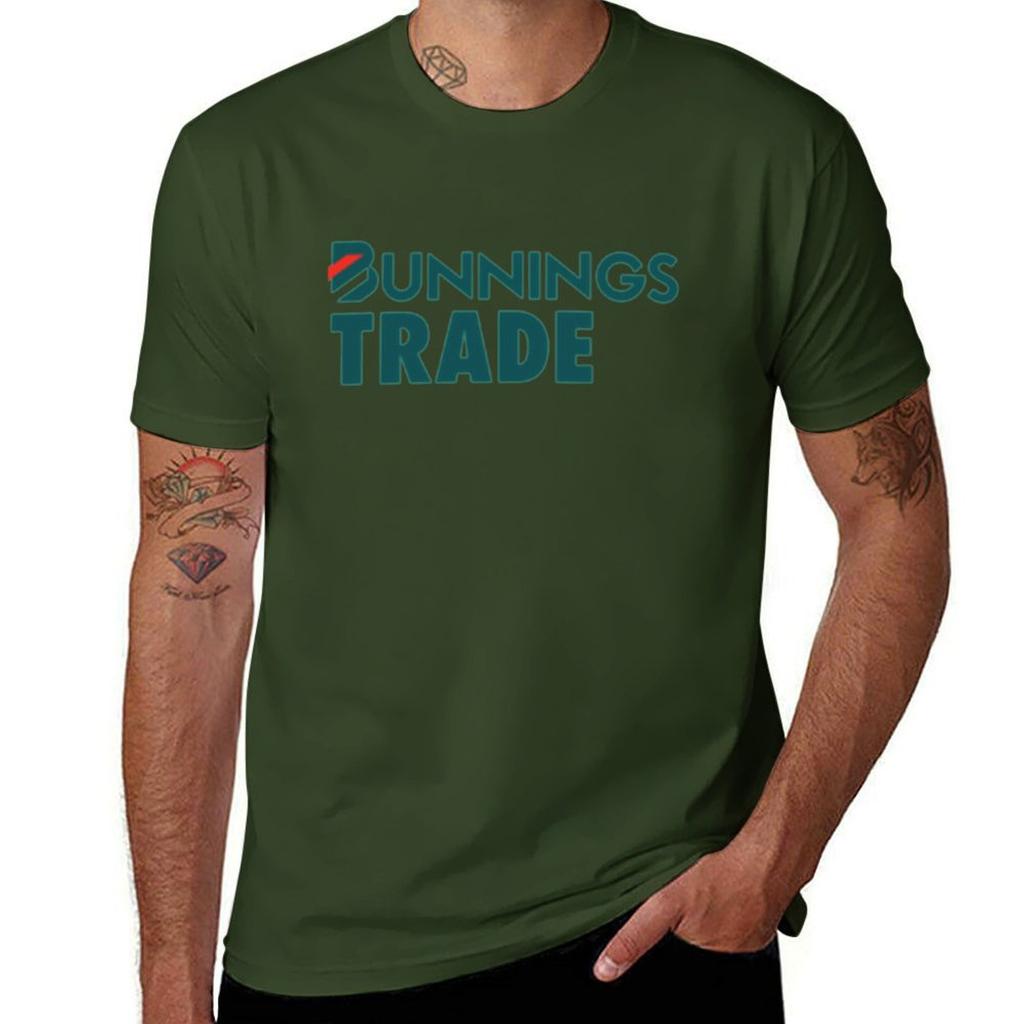 Bunnings Trade Tshirt Quick Drying Vintage Shirts Graphic Tees Mens Graphic Tshirts Hip Hop