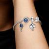 S925 Silber Blau Fantasie Reise Thema Schlange Kette Armband Fit Für Charm DIY Für Damen Mode Geburtstag Schmuck Geschenke