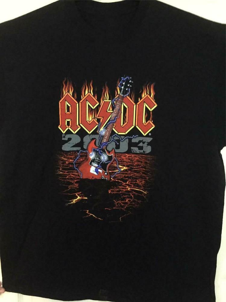 AC DC GERMANY Concert Tour Cotton Black Unisex Tshirt Tops tee S-234XL T-Shirt