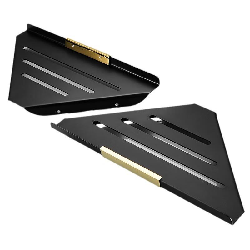 No-Drill Bathroom Corner Shelf