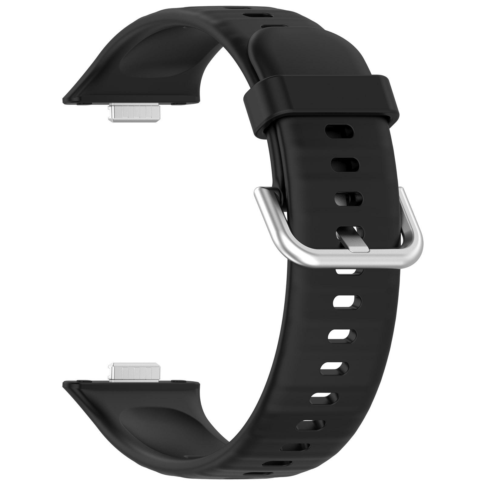 

Ремешок для Huawei Watch Fit 4 Pro Ремешок Аксессуары для смарт-часов Сменный браслет Силиконовый спортивный ремешок Correa для Huawei fit 3 Браслет For Huawei Fit 3 чёрный