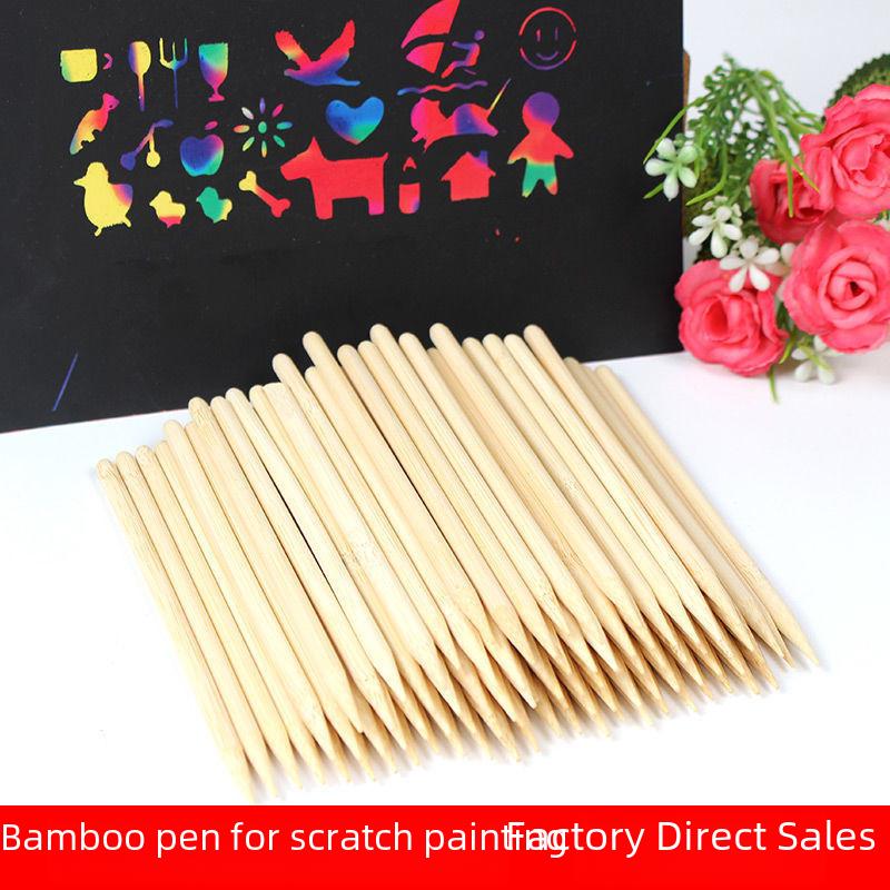 Children s Bamboo Scraping Tool Set for Handmade Painting