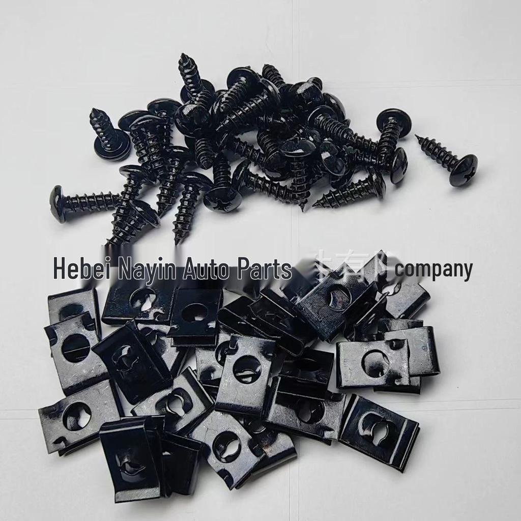 Car/Motorcycle/Scooter Plastic Cover Fastener U-Clip Screw