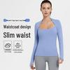 Women's Slim-Fit Quick-Dry Breathable Cropped Yoga Fitness T-Shirt (Style WA56)