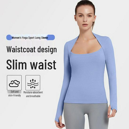 Women's Slim-Fit Quick-Dry Breathable Cropped Yoga Fitness T-Shirt (Style WA56)