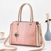Luxurious High-end Crocodile Pattern Handbag Stylish Shoulder Bag Versatile Casual Tote With Large Capacity For Moms