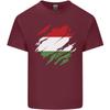 Torn Hungary Flag Hungarian Day Football Unisexs Light Cotton Tshirt