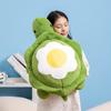 Cartoon Poached Egg Tortoise Plush Toy Sea Turtle Animal Dolls Stuffed Soft Sofa Pillow Cushion Birthday Gifts for Children Kids