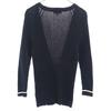J&M Davidson Long Sleeve Cotton Knit Cardigan S Navy Women Used
