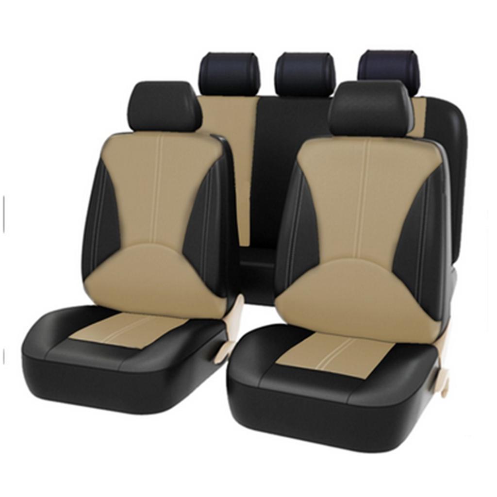 Embroidery Car Seat Covers Set Car Universal Luxury Car Seat Cover Automotive Front Seat Protector Front Bottom Seat Cushion