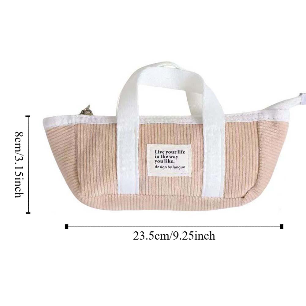 Handheld Handheld Stationery Bag Desktop Storage Pencil Pouch  Stationery Holder