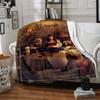 1pc Flannel Blanket, Fantasy,Adventure,Magic Pattern Printed Blanket, Sofa Bed Sofa Car Office Camping Travel Warm And Comfortable Soft Blan