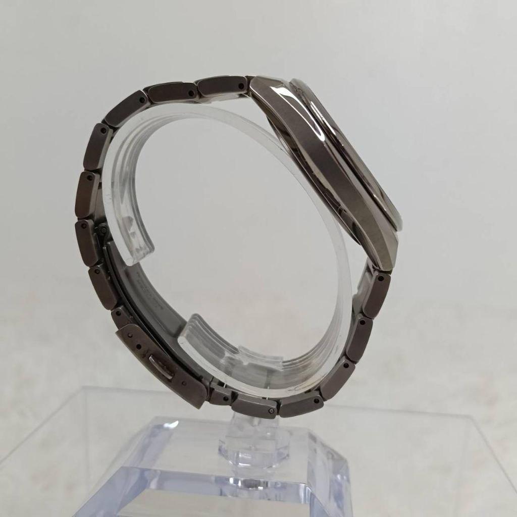 Used [Good Condition] Working CITIZEN Atessa Radio Solar Titanium Blue Men's