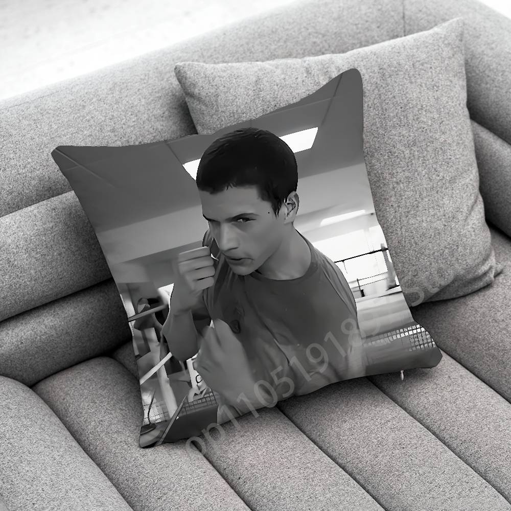 American actor W-Wentworth Miller Throw Pillow Case For 45*45cm 40cm 30cm 50cm 55cm Square Home Pillowcase Case