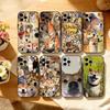 Shiba Inu Handyhülle Für iPhone 17, 16,15,14,13,12,11 Plus,Pro Max, Andere Weiche Schwarze Hülle