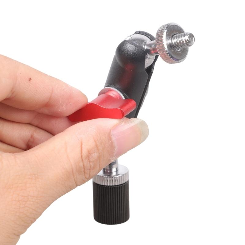 1/4inch Male To Female Joint Base Double Socket Arm Extension Arm Motorcycle Bike Phone Mount Camera Lighting