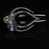 Shiny Disk Hair Crystal Flower Rhinestone Hair Claws Crystal Hair Clip Hairgrip Hair Accessories