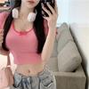 Pure Desire Bow Cropped Knit Top Women's Summer High Waist Crop Top Design Sexy Short Sleeve T-shirt