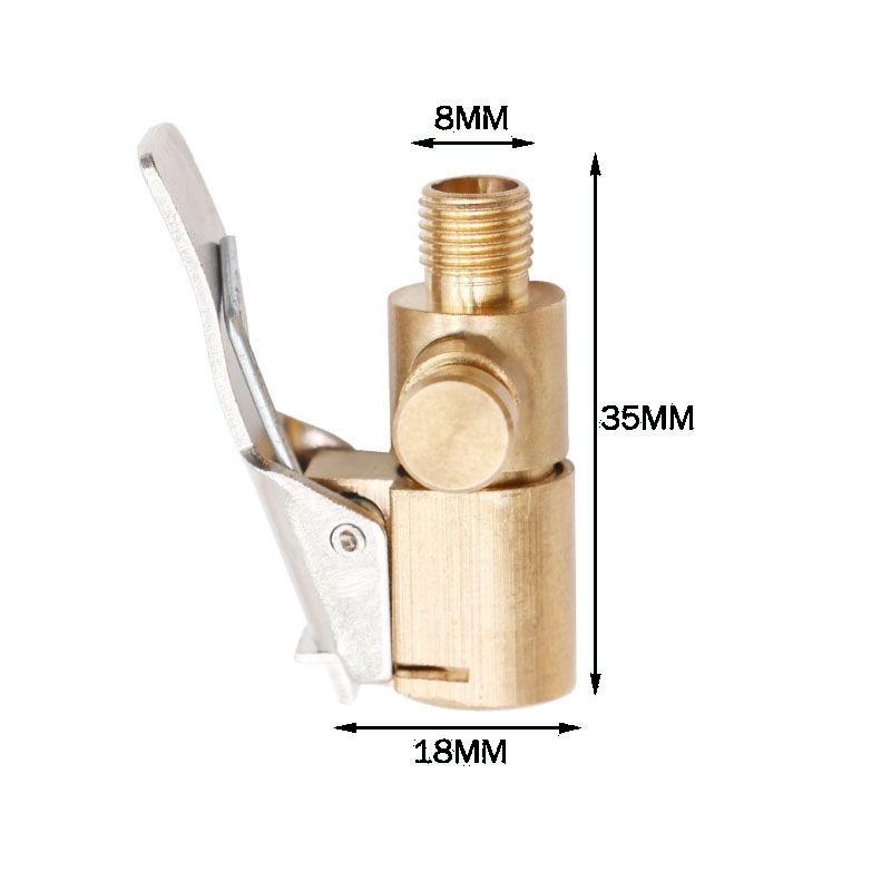 New Car Quick Charging Inflation Fitting Joint Portable Inflation Pump Air Suction Disc Valve Connector Clip Type Adapter