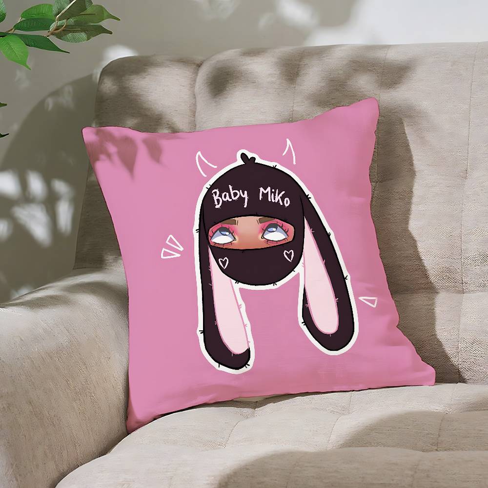Rapper Y-Young-MikoS Kissenbezug Dekokissenbezug Nordisch Vintage Stil Kissenbezüge Haus Wohnzimmer Sofa Couch Sitz Dekoration