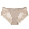 French Style Sexy Low Waist Breathable Hip Lifting Lace Panties With Cotton Crotch